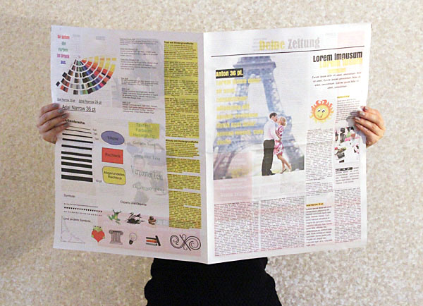 Nachbarschaftszeitung Stadtteilzeitung Broadsheet